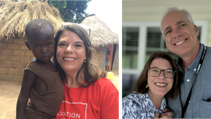 Kerri in Uganda and Kerri and Rick