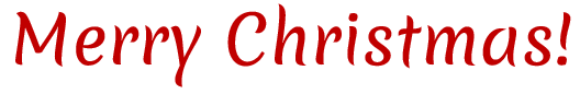 Merry Christmas!