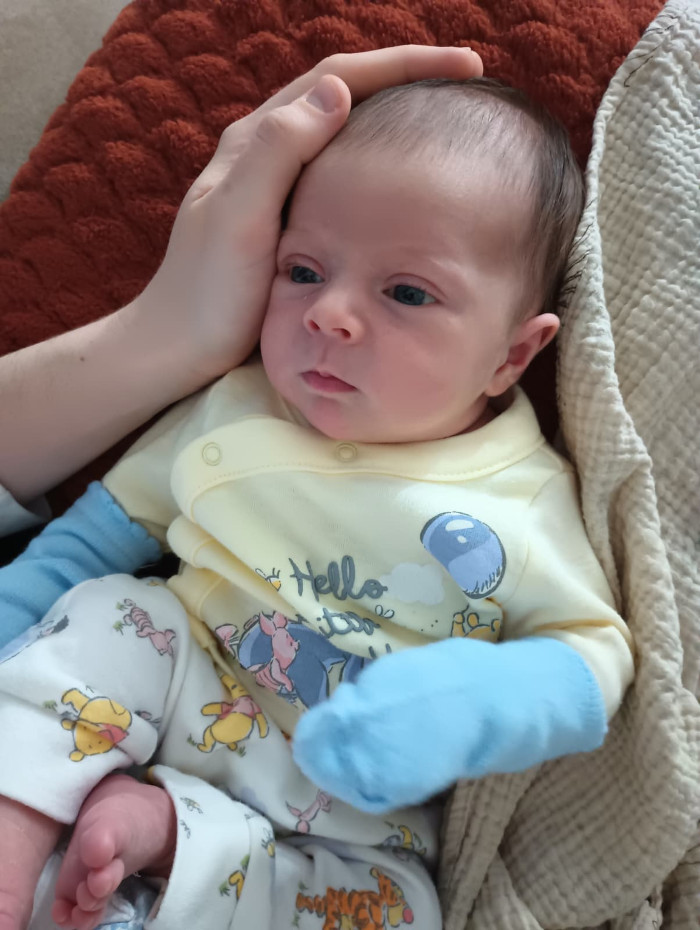 Krista and Matt's new baby